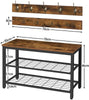 Shoe Rack with Coat Rack Hanger Hall Tree Shoe Bench Set Coat Stand