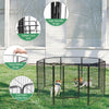 8 Panel Pet Playpen Indoor Outdoor Exercise Dog Fence Dog Folding Playpen Kennel