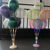 72cm LED Plastic Balloon Accessory Base Kit Table Support Holder Cup Stick Stand