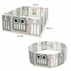 16 Panel Baby Playpen Foldable Toddler Play Yard Fence Safety Activity Center