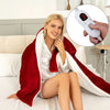 ELECTRIC HEATED THROW FLEECE WASHABLE CHAIR THROWS OVER BLANKET DIGITAL CONTROL