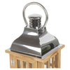 Wooden Lantern Candle Holder Tealight Summer Patio Decoration Outdoor Indoors