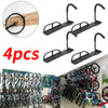 4x Bike Rack Hook Storage Steel Mounted Wall Hanger Hanging Stand Holder SHIP UK