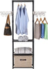 Heavy Duty Clothes Rail Rack Hanging Garment Display Stand Storage Shelf