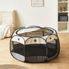 S/M/L Pop-up Pet Tent Portable Pet Fence Dog Cat Pen Fabric Kennel Cage Crate