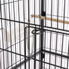 Large Metal Rolling Bird Cage for Parrot Budgie Canary Lovebird Cockatoo Conure