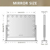 Hollywood Cosmetic Mirror LED Light MakeUp Vanity Shaving Bath Round/Rectangular