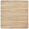 Bar Table Oak 60x60x111 cm MDF Furniture