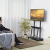 32-80" Mobile TV Cart Floor Stand Home Mount TV Trolley Exhibition Meeting Room
