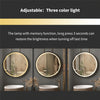 LED Illuminated Bathroom Mirror Makeup 3 Light w/Demister Hanging Belt 600/800mm