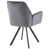 2pcs Swivel Accent Chair Velvet Upholstered Armchair Dining Chairs Desk Chair NS