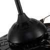 Vintage Ceiling Fan Lights Retractable Blades Chandelier 6 Speeds Remote Control