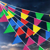 Colorful 100M Triangle Flags Bunting Banner Pennant Festival Wedding Party Decor