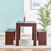 Rectangle Dining Tables for 2-4 Small Space, Wooden Kitchen Table Home/Office