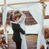 Rustic Square Wedding Arch Wooden Backdrop Stand Ceremony Arch Bridal Shower