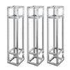3PCS DJ Lighting Stand Sturdy Square Frame DJ Truss Stand Stage Wedding Backdrop