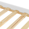 Solid Wooden Bed Frame White 3FT Single Bed Double King Size Pine Slatted Bed
