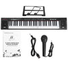 61Keys Digital Music Piano Keyboard -Mic- Portable Electronic Musical Instrument