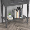 Narrow Console Table Modern Entryway Table w/3 Storage Drawers Wooden Side Table