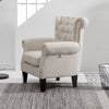 Upholstered Winged Armchair High Back Chair Sherlock Sofa Fabric Fireside Rivet