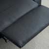 PU Leather Recliner Chairs with Cup Holders Push Back Reclining Sofa Living Room