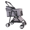 UK Rolling Wheeled Pet Carrier Basket Pet Stroller Car Seat for Dogs Cats Puppy