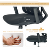 Office Chair Ergonomic Mesh Back Adjustable Height PC Chair Home Office Black