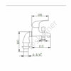 Modern Bathroom Chrome Sink Bath Filler Tap Shower Mixer Taps with Handset Hose