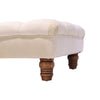 Large Square Velvet Padded Footstool Coffee Table Chesterfield Soft Pouffe Stool