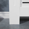 White Radiator Cover Small Large MDF Slat Wood Cabinet Shelf Grill Furniture