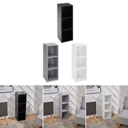 Floor Standing Cube Bookshelf Display Cabinet Stand Holder Storage Racks Unit UK