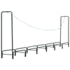 Metal Firewood Log Storage Rack Stand Holder Indoor/Outdoor Store Steel 14 Sizes