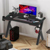 Professional Gaming Desk Gamer Table with RGB Lights Home Writing Workstation