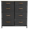 8 Drawer Chest of Drawers Fabric Dresser Bedside Storage Organizer Unit Bedroom