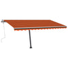 Freestanding Manual Retractable Awning 450x300 Orange/Brown Q7S8