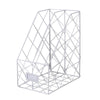 File Magazine Holder Organizer Metal Wire Office A4 Document Storage Basket Rack