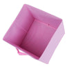 4x Pink Foldable Fabric Storage Cube Boxes Drawer Toy/Book/Cloth