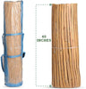 4M Natural Slat Bamboo Garden Screening Fencing Fence Secure Screen Roll Panel