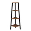 4 Tiers Corner Shelf Shelves Ladder Plant Stand Bookcase Storage Rack UK