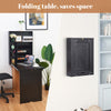 Wall Mounted Desk Folding Computer Table Space Saving Workstation Home Office
