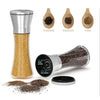 2Pcs Stainless Steel Manual Salt Pepper Grinder Mill Herb Spice Hand Shaker Set