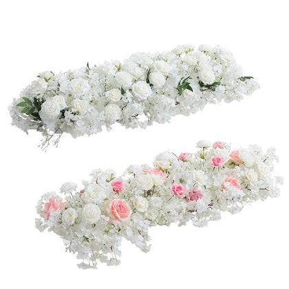 1M Artificial Wedding Floral Panel Flower Row TopTable Backdrop Arch Arrangement