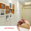 10Pcs 3D Tile Brick Wall Stickers Self-adhesive Wallpaper Foam Panel 70×77cm UK
