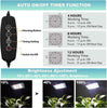 LED Grow Light Tripod Stand Full Spectrum for Hydroponic Indoor Plant Veg Flower