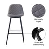 Set of 2 Bar Stools Bar Chairs High Stools Breakfast Counter Stools Home Kitchen