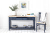 Florence Navy Blue Console Table.Kitchen hallway console table, 3 drawers&shelf