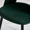2/4 X Dining Chairs Velvet Set Padded Seat Metal Leg Kitchen Chair Home Office