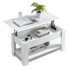 Coffee Table With Storage Lift Top Up Drawer Shelf Wooden Living Room Furniture