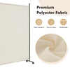 184cm Single Panel Room Divider Rolling Privacy Screen Portable Room Partition