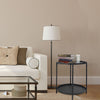 Accent Metal Side Table 2 Layer Sofa End Coffee Tray Snack Table for Living Room